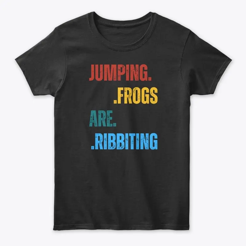 Jumping frogs are ribbiting!